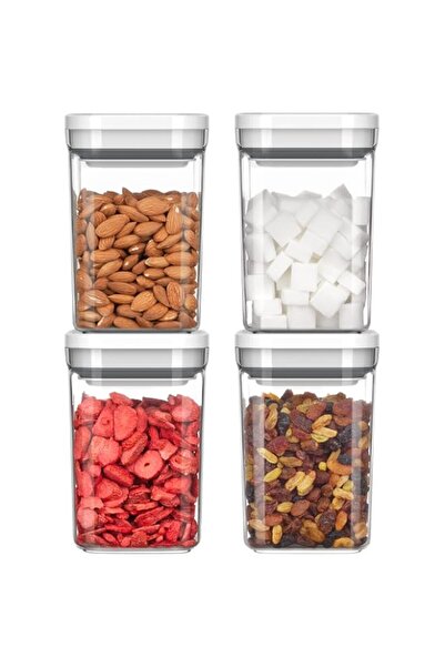 Generic 4 Pack Airtight Food Storage Container Set for Pantry Organization | ...