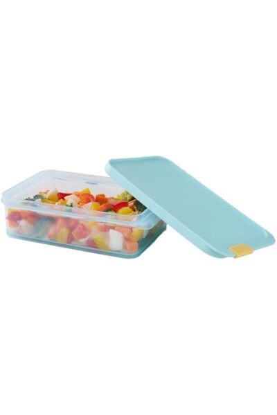 Generic Freezer Fit Rectangular Food Container 1.05L BPA-Free, Stackable Free...