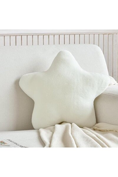 Yelajoy White Star-Shaped Pillow 50x50cm, Durable High Quality Mutifunctional...
