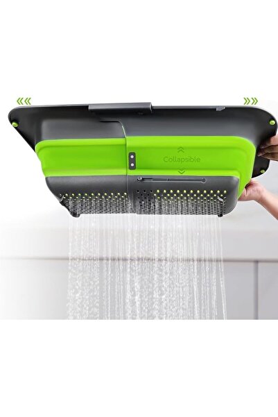 Yelajoy Collapsible Colander Strainer, Expandable Over the Sink Colander, Adj...