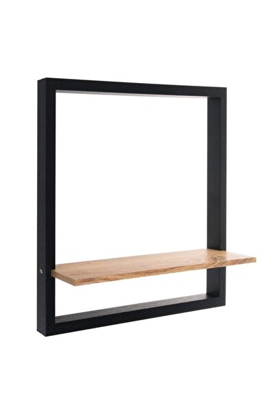 OEM Ξύλινο Ράφι με Μεταλλικό Σκελετό 40x10x40εκ.