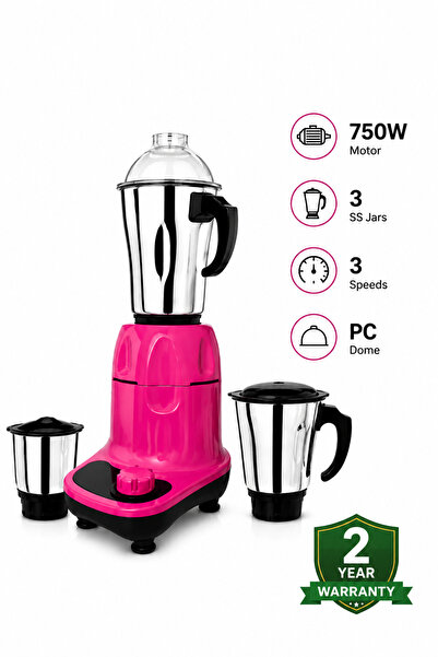 Ummelia Olsenmark 3-in-1 Mixer Grinder 750W | 3 Stainless Steel Jars | 18000 ...