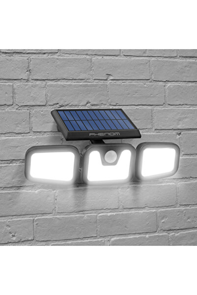 Alista Home COB LED Ηλιακός Προβολέας 3 Περιστρεφόμενες Κεφαλές Αισθητήρας Κί...