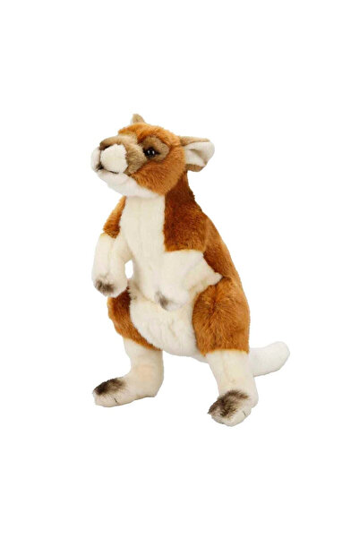NECO TOYS Anm 20866 28 cm Standing Kangaroo with Baby