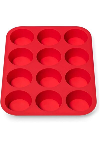 Generic Skywalk Silicone 12 Cupcake Muffin Mould Non-Stick Tray Baking Tool f...