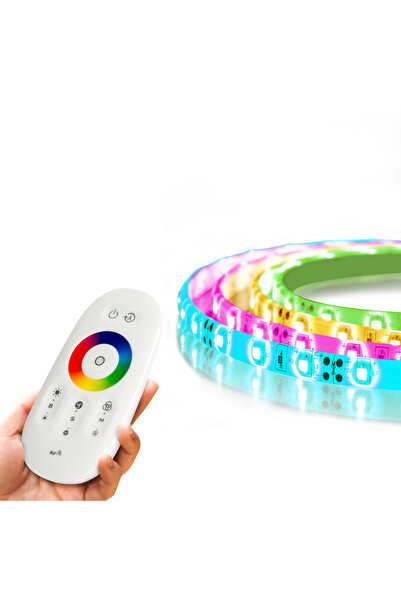 Alista Home RGB LED Strip 5 m, touch remote, multicolor, IP65, light effects,...