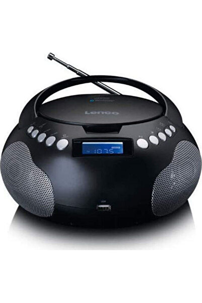Lenco SCD-331 Φορητό Σύστημα Ήχου με Bluetooth, CD, MP3, USB, Ραδιόφωνο, Μαύρο