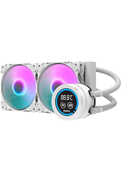 Other Darkflash DN-D240 Υδρόψυξη AIO CPU με 2 ανεμιστήρες 120mm Λευκό