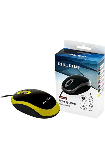 Blow MP-20 Ενσύρματο Μίνι Ποντίκι Κίτρινο