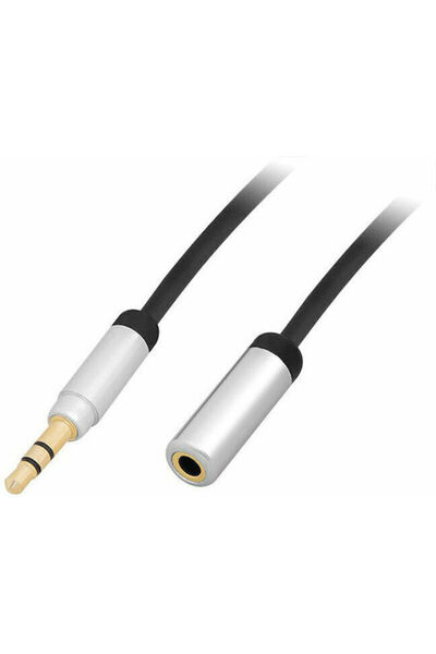 Blow Καλώδιο Jack 3.5mm Αρσενικό σε Θηλυκό Μαύρο 2.5μ DM-280