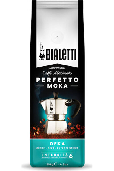 Bialetti Καφές Εσπρέσο Αποκαφεϊνωμένος Περφέτο Μόκα Αλεσμένος 250γρ.