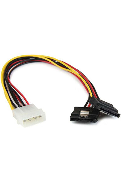 startech Καλώδιο SATA 15 ακίδων σε Molex 4 ακίδων 0,3μ Πολύχρωμο (PYO2LP4LSATA)