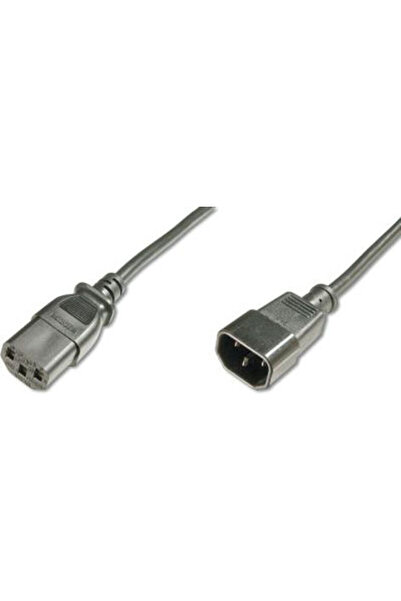 Digitus Καλώδιο IEC C14 - IEC C13 1.8μ Μαύρο (AK-440201-018-S)