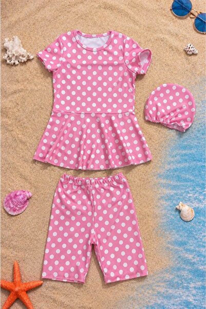 falcomini Girl's Gilet Swimsuit 2Nd Set 3/10 Years Old