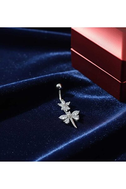 Simge Gümüş 925 Ayar Gümüş Göbek Piercing Ebatı 2.5 CM