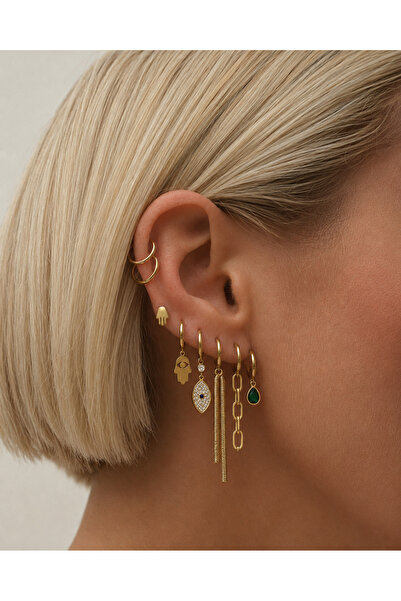 Markiz Takı Set of Six 316L Steel Earrings