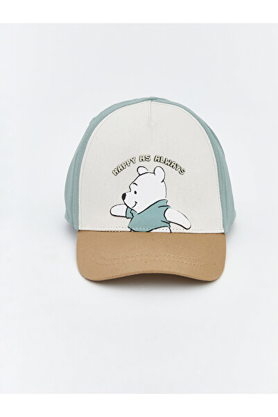 LC Waikiki Trendlucky Winnie the Pooh Printed Baby Boy Cap Hat with Differenc...