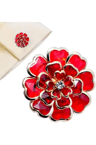 Generic Decorative Button Covers - Vintage DIY Metal Flower Shaped Clothing D...