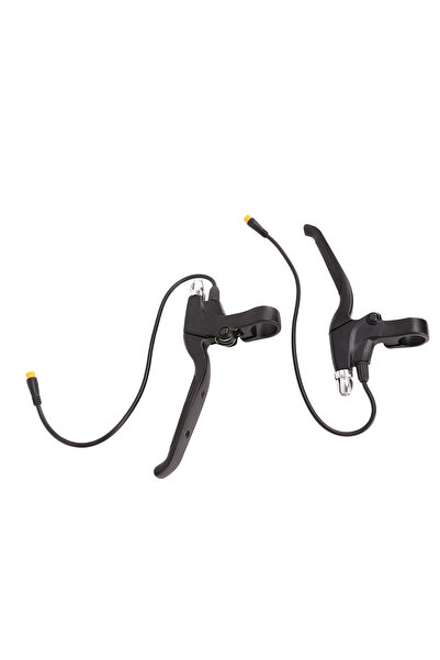 Choice black 2Pcs Electric Bike Brake Levers 32cm Wire Waterproof Interface B...