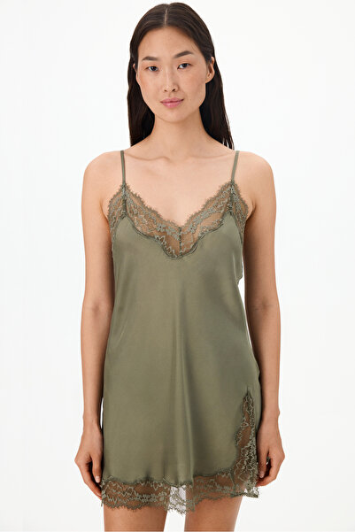 Penti Haki Saten Şifon Babydoll