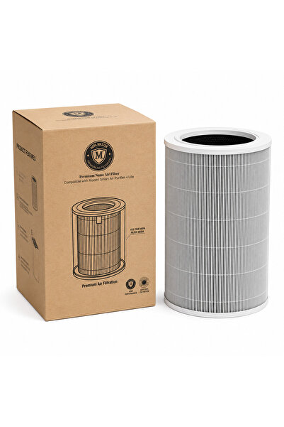 Smart Air Purifier 4 Lite Uyumlu HEPA 13+ Hava Temizleyici Filtre - Aktif Karbonlu