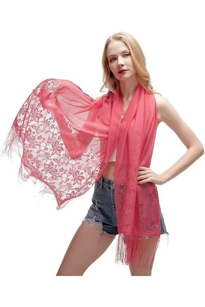 Generic Shawls and Wraps for Evening Dresses Scarfs for Women Pashmina Weddin...