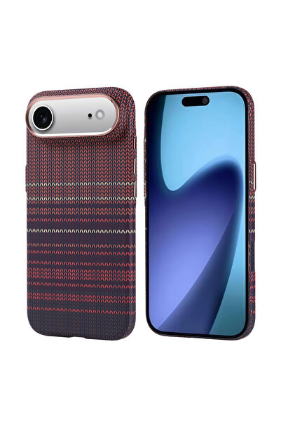 zore iPhone 17 Air Kılıf Ultra İnce Magsafe Karbon Fiber Görünümlü İnce Hafif...
