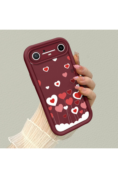 CHICASELUX حافظة سيليكون ملونة بنمط بالون على شكل قلب متوافقة مع Tecno Spark ...