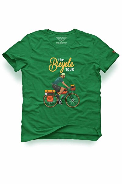 Tarrzzcom Unisex 100% Cotton Regular Fit Biker Printed T-Shirt - Bicycle Tour...
