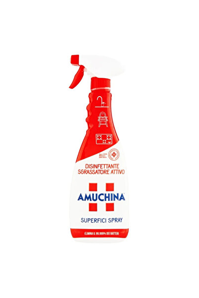 Amuchina Degreaser Sanitizing Spray for Kitchen Import Italy, Lemon Scent, 75...