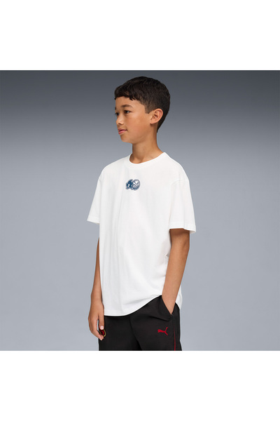 Puma X Sonic Relaxed Boys' White T-Shirt