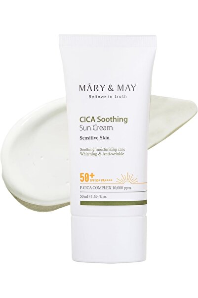 Mary&May كريم سيكا المهدئ للحماية من الشمس SPF50+ PA++++ كوري غير لزج بدون آث...