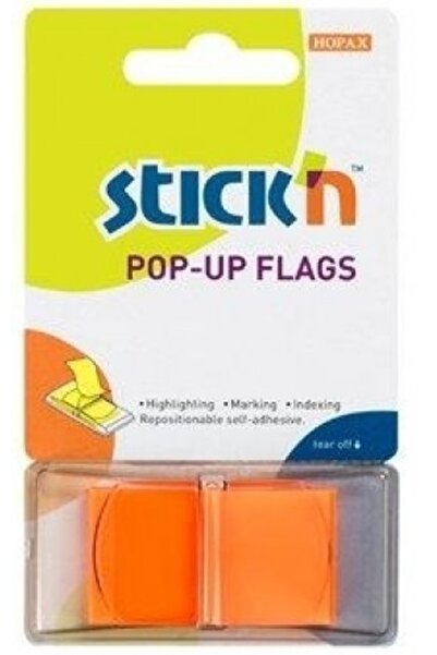Hopax Samolepicí indexové štítky 45 x 25 mm, 50 listů/sada, s dávkovačem, Sti...