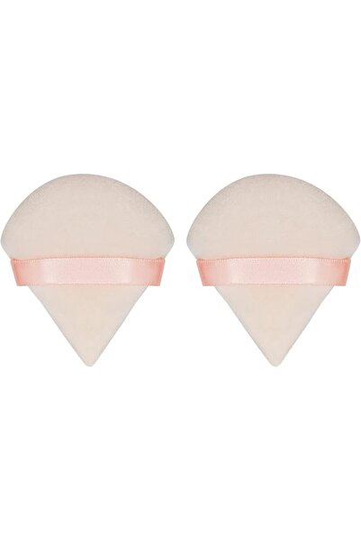 ALMEKAQUZ 2 PCS Triangular Makeup Puff with Case, Cosmetic Setting Sponge for...