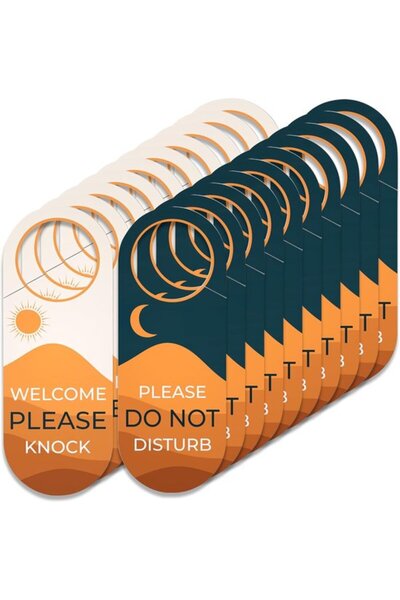 STARSTAR Do Not Disturb door sign 10pc 22.9x8.9cm for hotels/offices.