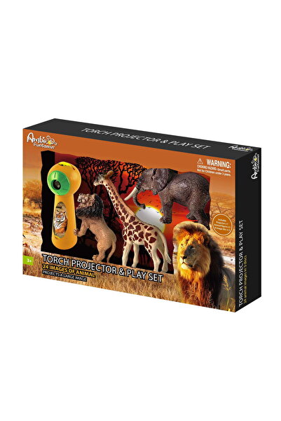 Ambo Funtamin Set Proiector Tip Lanterna & 3 Figurine - Animalute Ambo Funtam...
