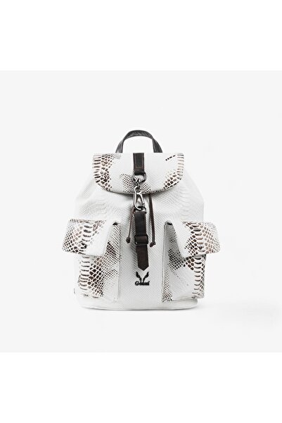elusso Unisex δερμάτινο σακίδιο πλάτης με 2 εξωτερικές τσέπες 45×31×16 εκ.