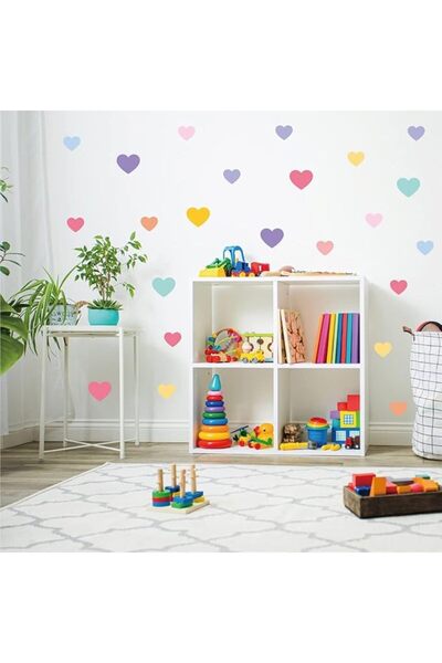 Aputue Wall Decal Stickers For Kids, 8 Sheets Large PVC Watercolor Animals an...