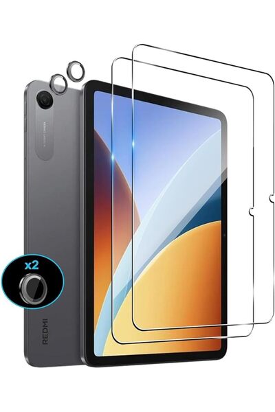 Moninsta مجموعة حماية عدسة الكاميرا والشاشة باللون الأسود لجهاز Redmi Pad 2 S...