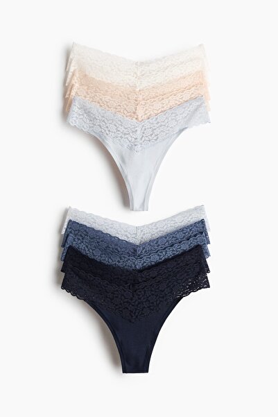 H&M 10'lu Dantel Thong Külot
