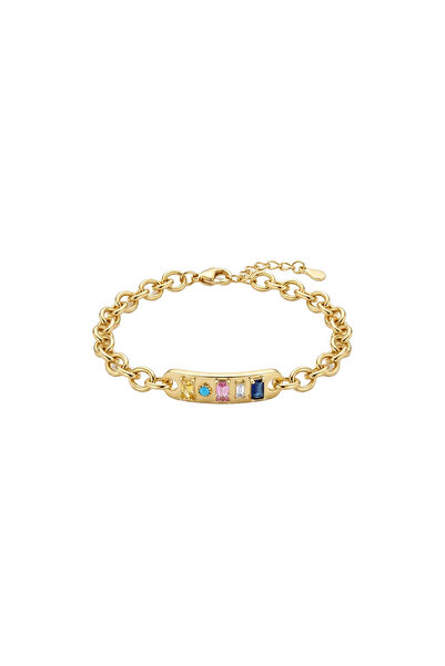 Charmist Jewel Garden Collection Çelik Altın Kaplama Palette Bileklik