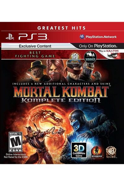 Warner Bros Games Mortal Kombat: Komplete Edition - Playstation 3