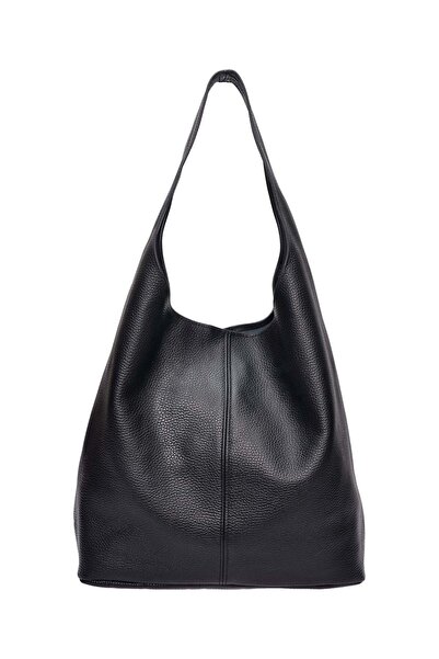 SimpleFind Roberta M Geanta piele -Ludovica-Negru,Geanta de umar piele natura...