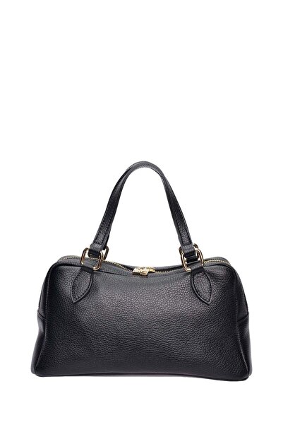SimpleFind Roberta M Geanta piele -Nix-Negru,Geanta de mana piele naturala, p...