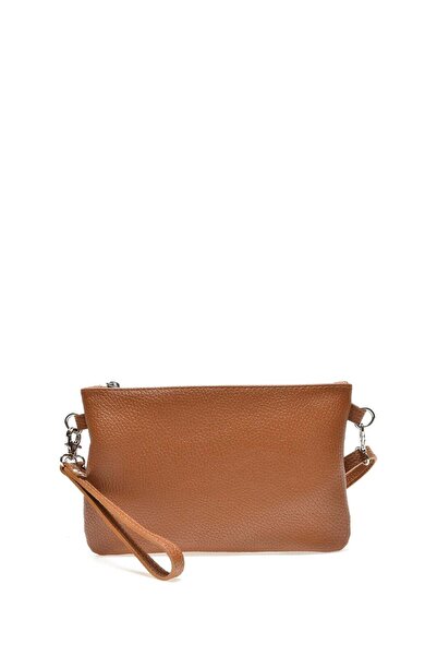 SimpleFind Anna Luchini Geanta piele -Izabela-Coniac,Geanta postas piele natu...