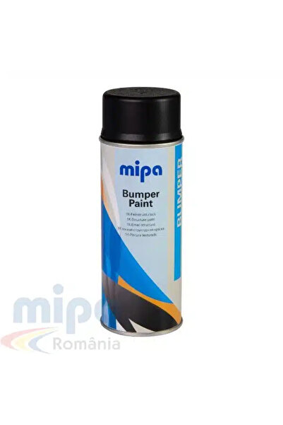 MIPA Vopsea spray pentru bară de protecție și ornamente din plastic, Negru, 4...