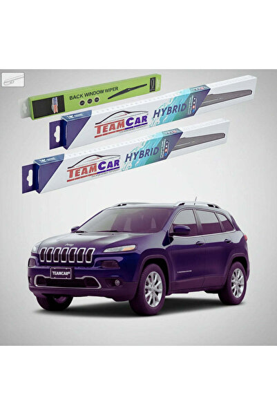 TEAMCAR Υαλοκαθαριστήρες Jeep Cherokee KL 2014-σήμερα |   Εμπρός και Πίσω Υβρ...