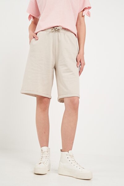 Lee Cooper - Bermude dama sport de culoare uniforma