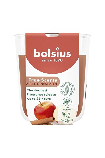 Bolsius Set 3 x Lumanare Parfumata in Pahar, Mar si scortisoara, Bolsius, 80 ...