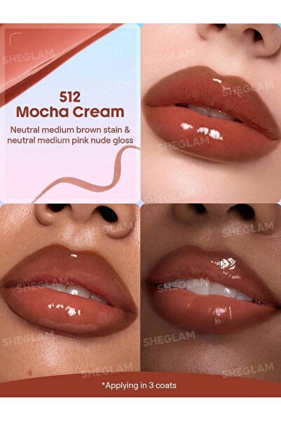 SHEGLAM Line To Shine Peel-Off Lip Stain & Gloss Duo - (Çift Taraflı Soyulabi...